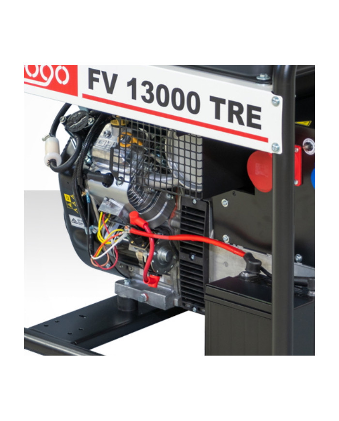 FOGO FV 13000 TRE three-phase generator set Fogo - Specifications:  Dimensions: 790 x 580 x 765 mm Voltage: 400/230 V Power Cate