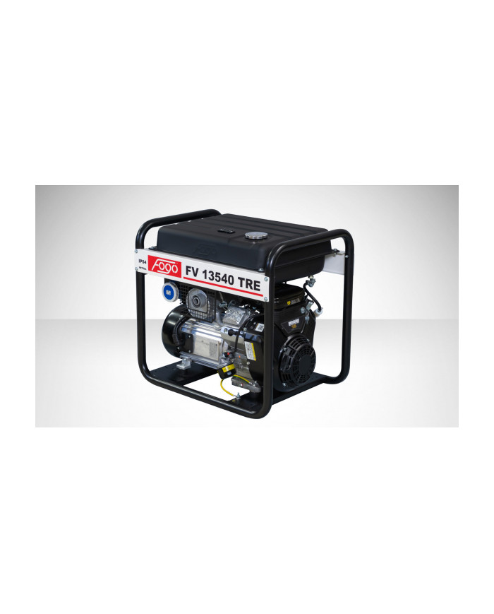 FOGO FV 13540 TRE three-phase generator set Fogo - Specifications:  Dimensions: 790 x 580 x 765 mm Voltage: 400/230 V Power Cate