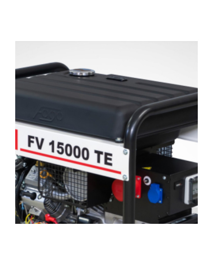 Agregat prądotwórczy trójfazowy FOGO FV 15000 TE Fogo - Dane techniczne:  Wymiary: 790 x 580 x 765 mm Napięcie: 400/230 V Katego