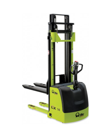 Electric stacker LIFTER BY PRAMAC LX 14/42 1150X560 Pramac - Dane techniczne:: undefinednaped: elektrycznymoc silnika: 1.2 kwpro