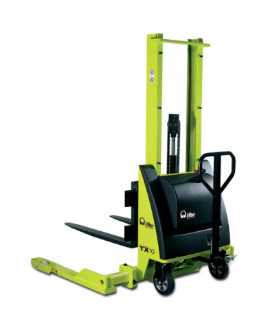 Electric stacker LIFTER BY PRAMAC LX 14/50 1150X560 Pramac - Dane techniczne:: undefinedwymiary: 1966 x 800 x 2285 mmnaped: elek