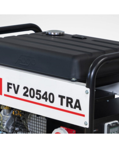 FOGO FV 20540 TRA three-phase generator set Fogo - Technical specifications:  Dimensions: 900 x 580 x 890 mm Voltage: 400/230 V 