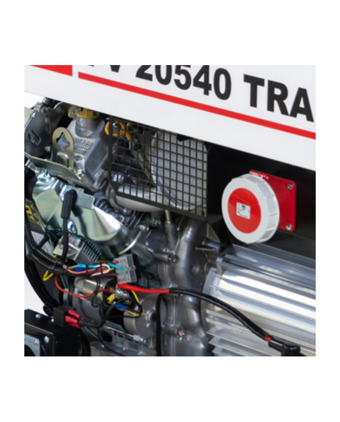 FOGO FV 20540 TRA three-phase generator set Fogo - Technical specifications:  Dimensions: 900 x 580 x 890 mm Voltage: 400/230 V 