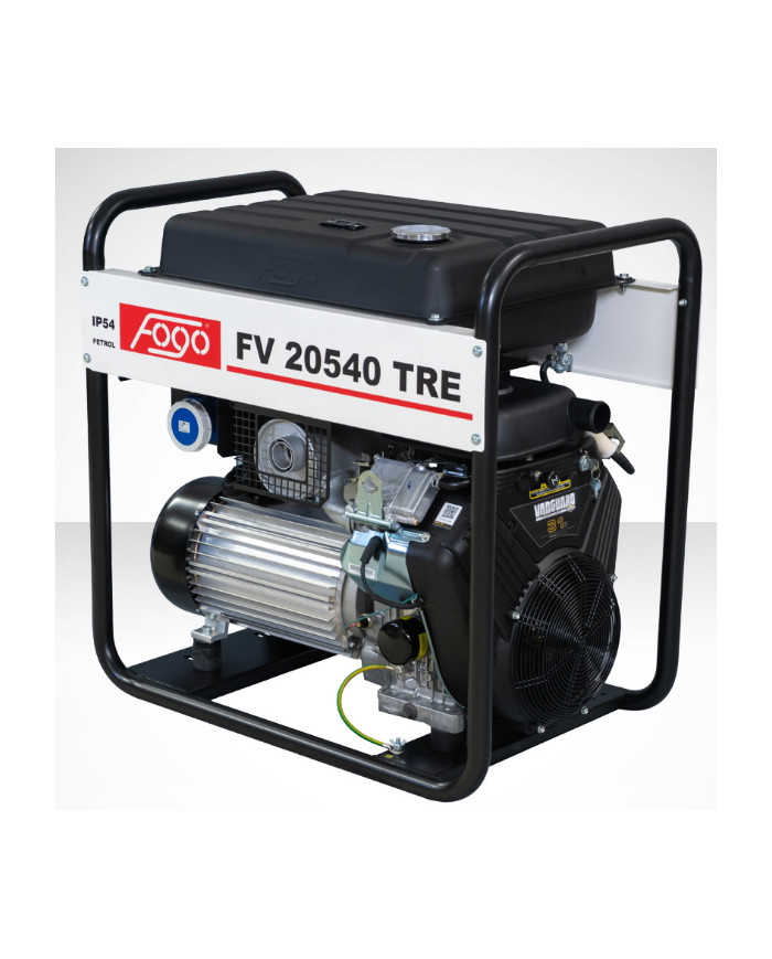 FOGO FV 20540 TRE three-phase generator set Fogo - Technical specifications:  Dimensions: 900 x 580 x 890 mm Voltage: 400/230 V 