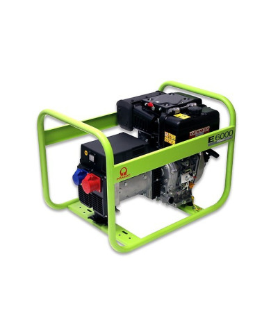 Three-phase generator set PRAMAC E6000 Pramac - Dane techniczne:: undefinedciezar: 96 kgnapiecie: 400/230 vsilnik: yanmar l100n