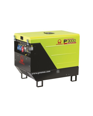 PRAMAC P9000 AVR three-phase generator set Pramac - Dane techniczne:: undefinedciezar: 207 kgnapiecie: 400/230 vsilnik: lombardi