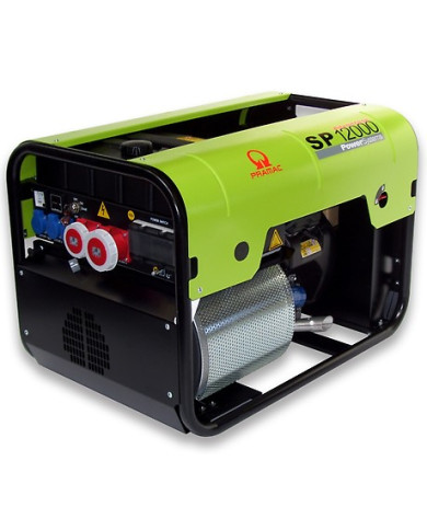 PRAMAC SP12000 AVR three-phase generator set Pramac - Dane techniczne:: undefinedciezar: 170 kgnapiecie: 400/230 vsilnik: honda 