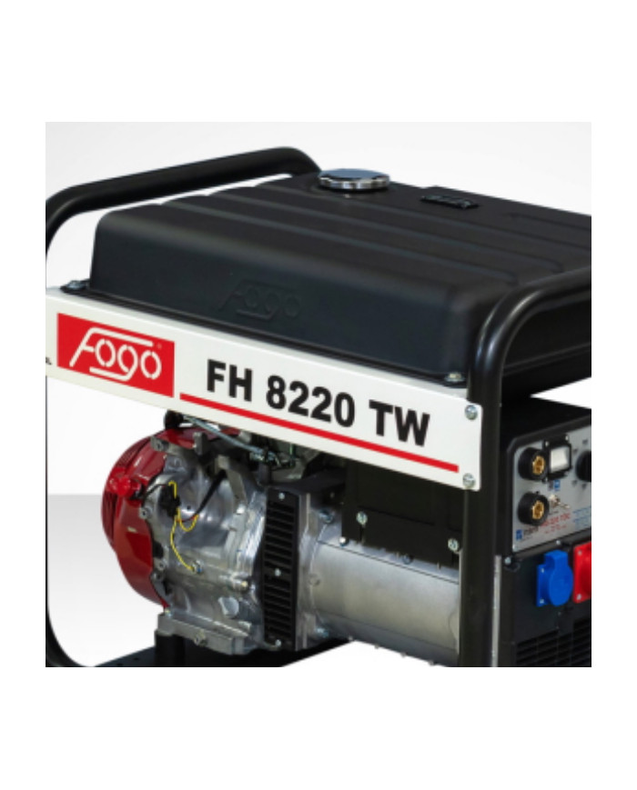 Three-phase generator with welding module FOGO FH 8220 TW Fogo - Specifications:  Dimensions: 790 x 580 x 560 mm Voltage: 400/23