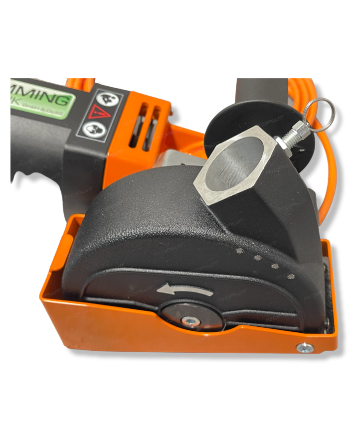 RH 403-S heating groove milling machine Hemming Technik - Technical data:  Weight: 7.1 kg Mounting: 22.2mm Motor: 2.3kW / 230V M RH 403-S heating groove milling machine Hemming Technik - Technical data:  Weight: 7.1 kg Mounting: 22.2mm Motor: 2.3kW / 230V M