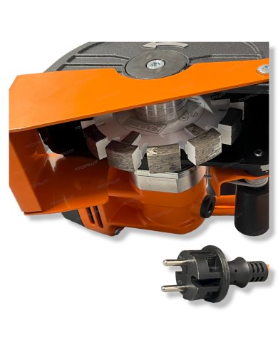 RH 403-S heating groove milling machine Hemming Technik - Technical data:  Weight: 7.1 kg Mounting: 22.2mm Motor: 2.3kW / 230V M RH 403-S heating groove milling machine Hemming Technik - Technical data:  Weight: 7.1 kg Mounting: 22.2mm Motor: 2.3kW / 230V M