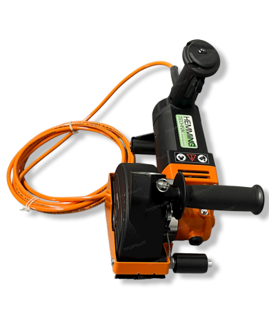 RH 403-S heating groove milling machine Hemming Technik - Technical data:  Weight: 7.1 kg Mounting: 22.2mm Motor: 2.3kW / 230V M