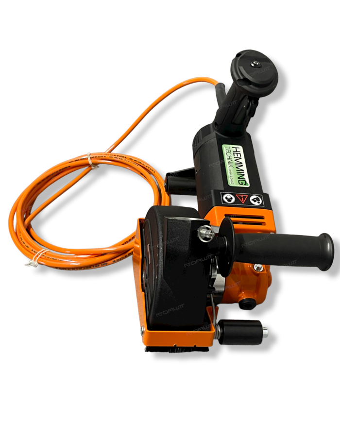 RH 403-S heating groove milling machine Hemming Technik - Technical data:  Weight: 7.1 kg Mounting: 22.2mm Motor: 2.3kW / 230V M RH 403-S heating groove milling machine Hemming Technik - Technical data:  Weight: 7.1 kg Mounting: 22.2mm Motor: 2.3kW / 230V M