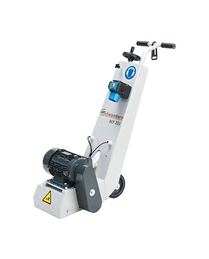 Schwamborn BEF 201 2,2KW 1~ concrete floor milling machine Schwamborn - Technical data:  Weight: 77kg Motor: ELECTRIC Power: 1-p Schwamborn BEF 201 2,2KW 1~ concrete floor milling machine Schwamborn - Technical data:  Weight: 77kg Motor: ELECTRIC Power: 1-p