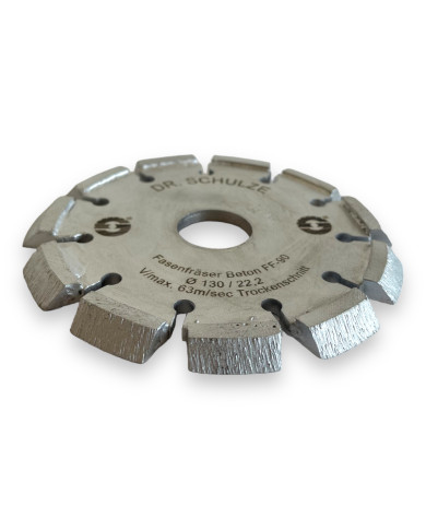 Chamfer cutter FF90 130/25.4 DR Schulze  - Dane techniczne:: undefinedproducent: dr. schulzegrubosc segmentu: 10mmsrednica otwor