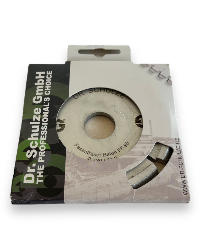 Fréza na fazetu FF90 130/25.4 DR Schulze  - Dane techniczne:: undefinedproducent: dr. schulzegrubosc segmentu: 10mmsrednica otwo Fréza na fazetu FF90 130/25.4 DR Schulze  - Dane techniczne:: undefinedproducent: dr. schulzegrubosc segmentu: 10mmsrednica otwo