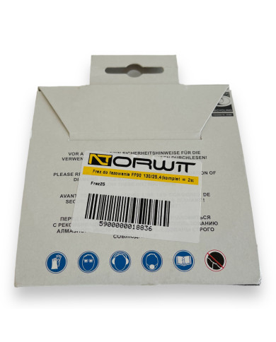 Chamfer cutter FF90 130/25.4 DR Schulze  - Dane techniczne:: undefinedproducent: dr. schulzegrubosc segmentu: 10mmsrednica otwor