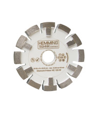 Frez Hemming HE 120 twardy jastrych / beton Hemming Technik - Dane techniczne:  Szerokość frezowania: 17.3 mm Średnica frezu: D1