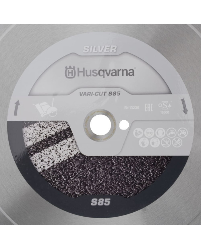 Husqvarna Vari-Cut S85 tarcza diamentowa 500 mm Husqvarna Construction - Dane techniczne:Srednica otworu w tarczy: 25.4 mmWysoko