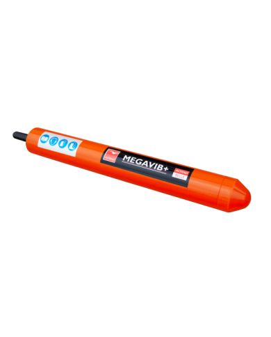 Altrad Belle Megavib+ 50 mm vibrator buoy Altrad Belle - Technical data:  Frequency: 200 Hz Weight: 3.7kg Roll diameter: 50mm Ro