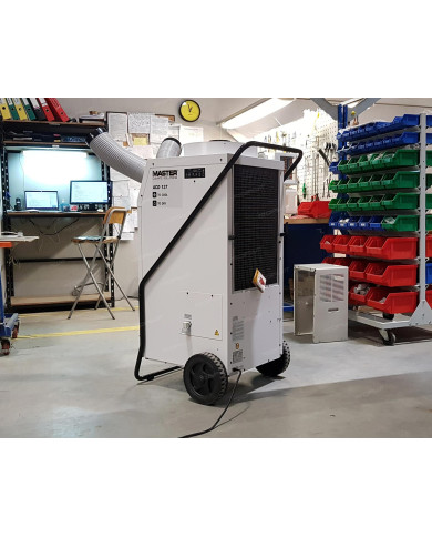 Master ACD 137 portable air conditioner Master Heaters - Technical Data:  Noise level [ dB(A) ]: 55 Airflow [ m³/h ]: 1020/800 W