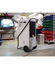 Master ACD 137 portable air conditioner Master Heaters - Technical Data:  Noise level [ dB(A) ]: 55 Airflow [ m³/h ]: 1020/800 W