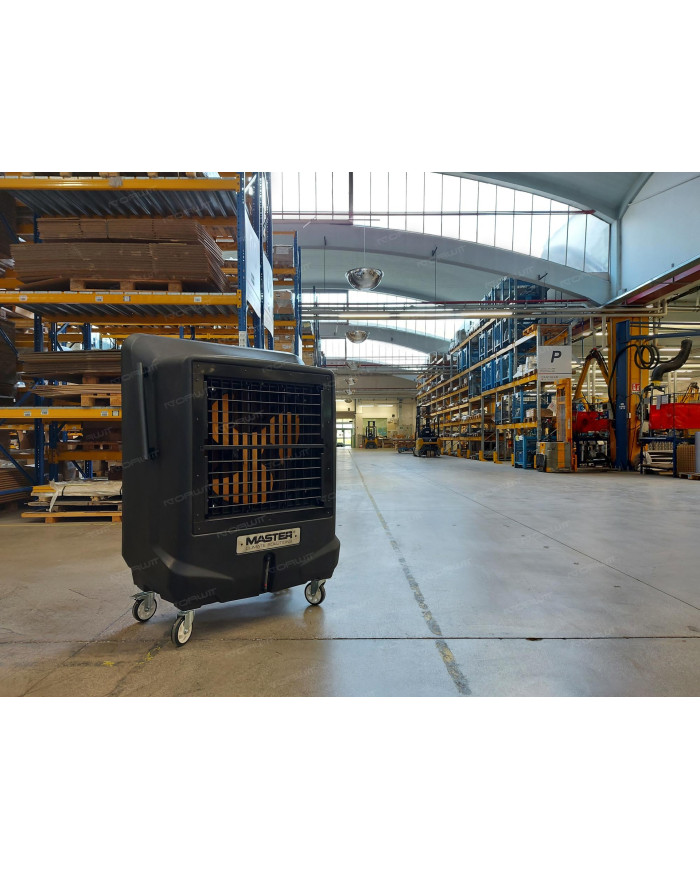 Klimatyzer Master BC 121 Master Heaters - Dane techniczne:  Pojemność zbiornika [ l ]: 60 Przepływ powietrza [ m³/h ]: 12000 Zas