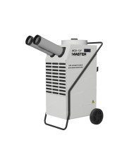 Master ACD 137 portable air conditioner Master Heaters - Technical Data:  Noise level [ dB(A) ]: 55 Airflow [ m³/h ]: 1020/800 W