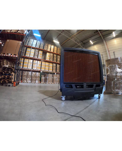 Climate Analyzer Master BC 341 Master Heaters -      Technical Data:       Tank capacity [ l ]: 200     Airflow [ m³/h ]: 30000 