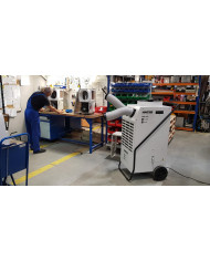 Klimatyzator przenośny Master ACD 137 Master Heaters - Dane techniczne:  Poziom hałasu [ dB(A) ]: 55 Przepływ powietrza [ m³/h ]