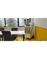 Master ACD 137 portable air conditioner Master Heaters - Technical Data:  Noise level [ dB(A) ]: 55 Airflow [ m³/h ]: 1020/800 W