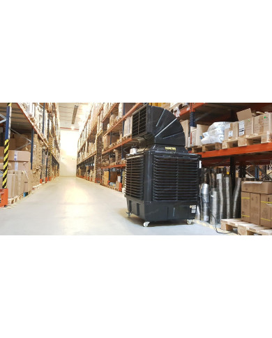 Climate Analyzer Master BCB 19 Master Heaters -      Technical Data:       Tank capacity [ l ]: 250     Airflow [ m³/h ]: 18000 