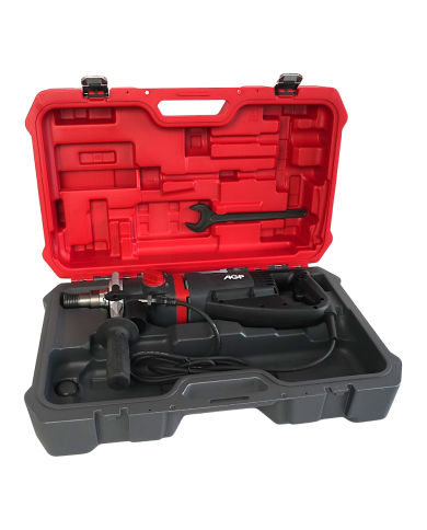 Complete drilling rig with micro-impact AGP DM52D with AS200 tripod AGP - Specifications:  Mounting: 1 ¼'' Voltage: 230 V / 50 H