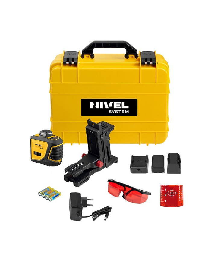 Stavebný laser Nivel System CL2D Nivel System - Technické údaje:     Rozmery: 150 x 65 x 160 mmHmotnosť: 700 gZnačka: Nivel Syst