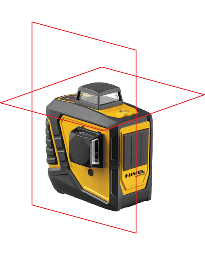 Laser budowlany Nivel System CL2D Nivel System - Dane techniczne:  Wymiary: 150 x 65 x 160 mm Ciężar: 700 g Marka: Nivel System  Laser budowlany Nivel System CL2D Nivel System - Dane techniczne:  Wymiary: 150 x 65 x 160 mm Ciężar: 700 g Marka: Nivel System