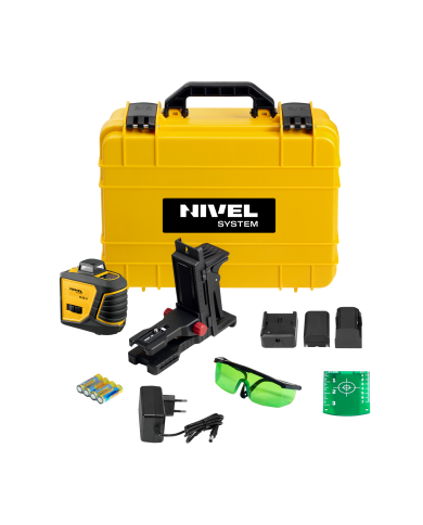 Nivel System CL2D-G construction laser Nivel System - Technical data:  Brand: Nivel System Operating temperature range: -10°C to