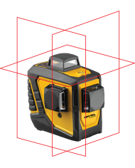 Laser budowlany Nivel System CL3D Nivel System - Dane techniczne:  Wymiary: 150 x 65 x 160 mm Ciężar: 700 g Marka: Nivel System 