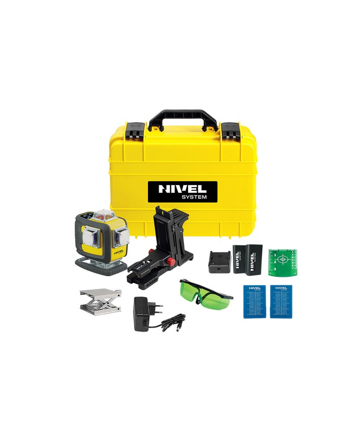 Stavebný laser Nivel System CL4D-B Nivel System - Technické údaje:  R ozmery: 125 x 75 x 140 mm Hmotnosť: 900 g Značka: Nivel Sy