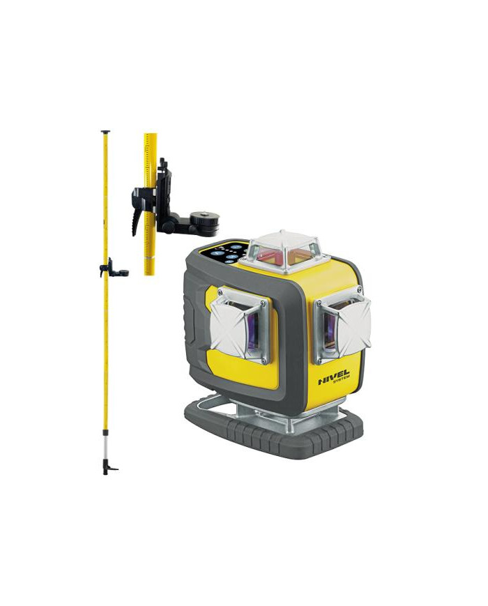 ZESTAW Laser krzyżowy Nivel System CL4D-B + tyczka rozporowa LP-36 Nivel System - Dane techniczne:  Marka: Nivel System Zakres t