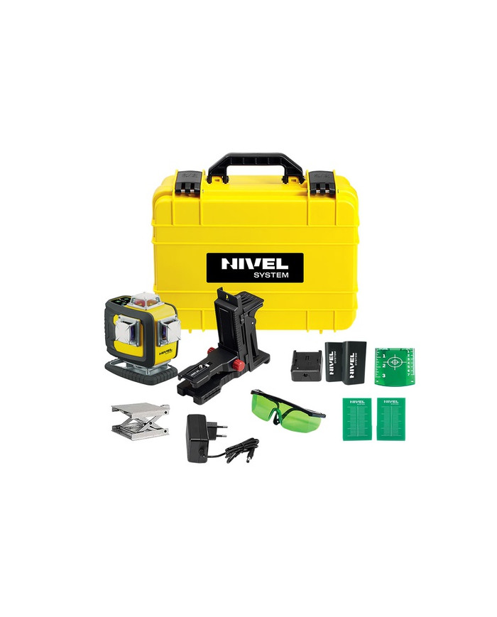 Stavebný laser Nivel System CL4D-G Nivel System - Technické údaje:     Rozmery: 125 x 75 x 140 mmHmotnosť: 900 gZnačka: Nivel Sy