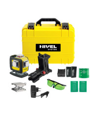 Laser krzyżowy Nivel System CL4D-G Nivel System - Dane techniczne:  Wymiary: 125 x 75 x 140 mm Ciężar: 900 g Marka: Nivel System