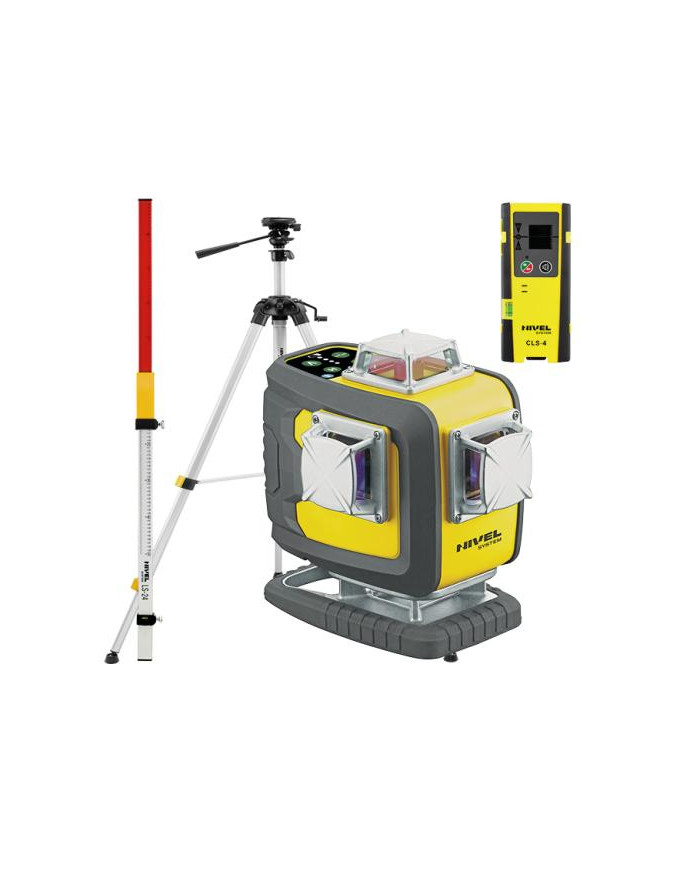 Construction laser Nivel System CL4D-G - KIT tripod SJJ-M1 EX sensor CLS-4 + staff LS-24 Nivel System - Technical data:  Brand: 