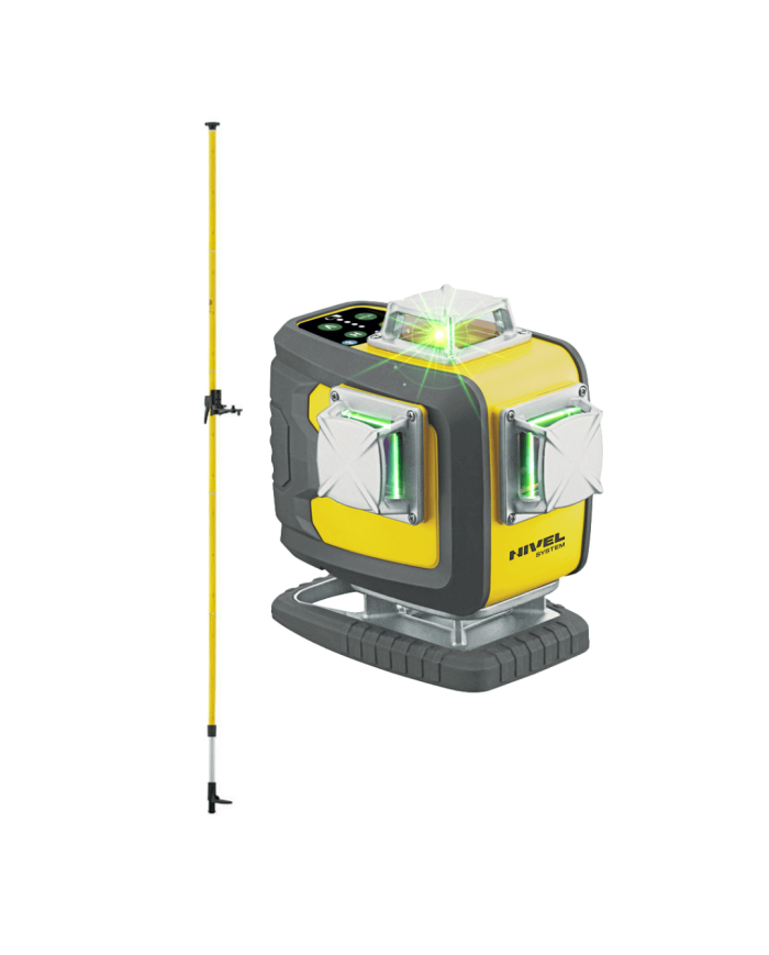ZESTAW Laser krzyżowy Nivel System CL4D-G + tyczka rozporowa LP-36 Nivel System - Dane techniczne:  Marka: Nivel System Zakres t