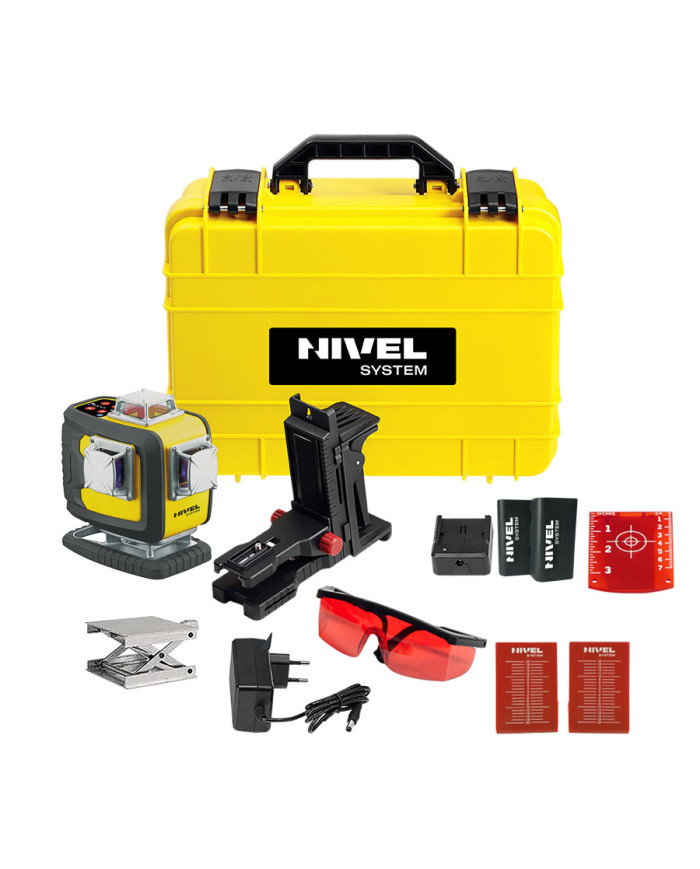 Laser krzyżowy Nivel System CL4D-R Nivel System - Dane techniczne:  Wymiary: 125 x 75 x 140 mm Ciężar: 900 g Marka: Nivel System Laser krzyżowy Nivel System CL4D-R Nivel System - Dane techniczne:  Wymiary: 125 x 75 x 140 mm Ciężar: 900 g Marka: Nivel System