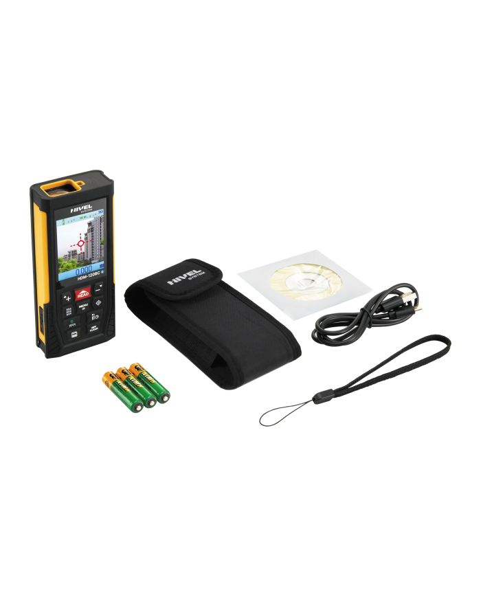 Rangefinder with red beam Nivel System HDM-120BC Nivel System - Specifications:  Pythagoras function: yes Brand: Nivel System Ti