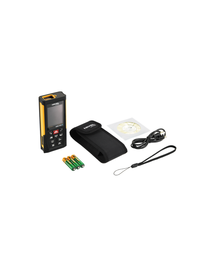 Dalmierz z zieloną wiązką Nivel System HDM-50G Nivel System - Dane techniczne:  Funkcja Pitagorasa: tak Marka: Nivel System Zakr