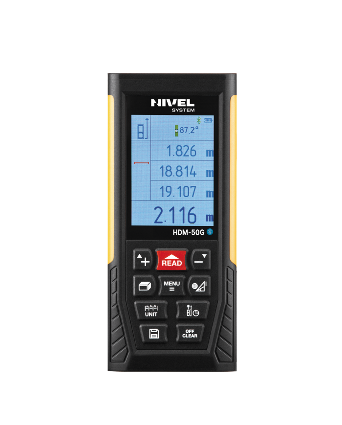 Rangefinder with a green beam Nivel System HDM-50G Nivel System - Specifications:  Pythagoras function: yes Brand: Nivel System 