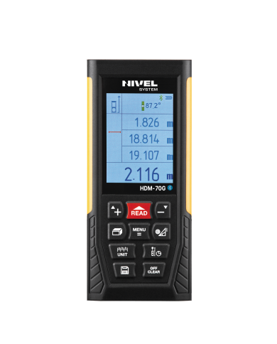 Rangefinder with green beam Nivel System HDM-70G Nivel System - Specifications:  Pythagoras function: yes Brand: Nivel System Ti