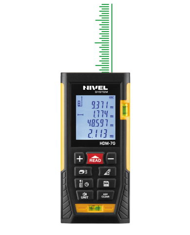 Rangefinder with a green beam Nivel System HDM-7G Nivel System - Technical data:  Pythagoras function: yes Brand: Nivel System T