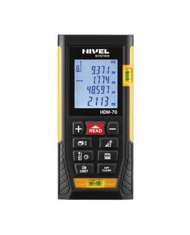 Rangefinder with a green beam Nivel System HDM-7G Nivel System - Technical data:  Pythagoras function: yes Brand: Nivel System T