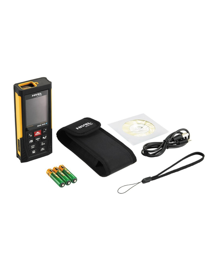 Dalmierz z zieloną wiązką Nivel System HDM-90G Nivel System - Dane techniczne:  Funkcja Pitagorasa: tak Marka: Nivel System Zakr